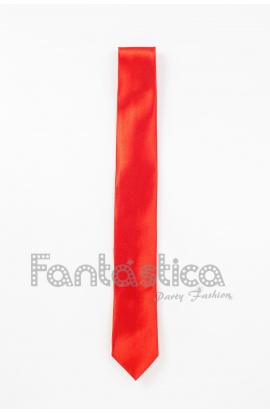 Red skinny tie II