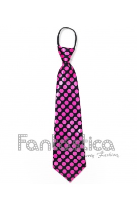 Black tie with Fuchsia...