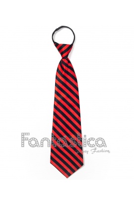 Red and Black striped tie...