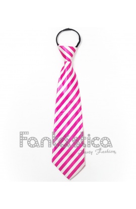 Fuchsia and White striped...