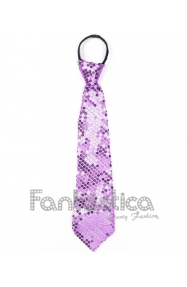 Lilac Sequin Tie with...