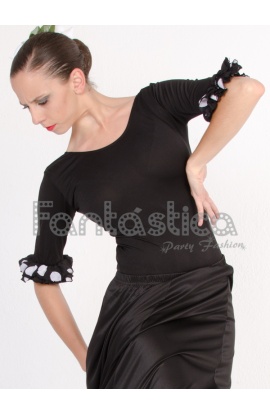 Maillot Negro de Flamenca...