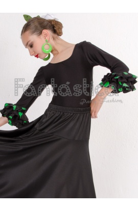 Maillot Negro de Flamenca...