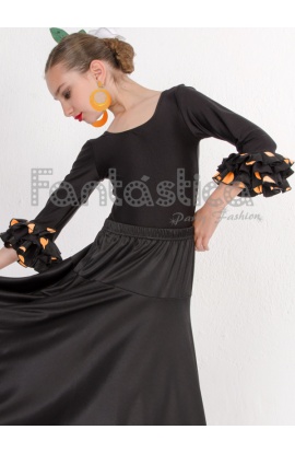 Maillot Negro de Flamenca...