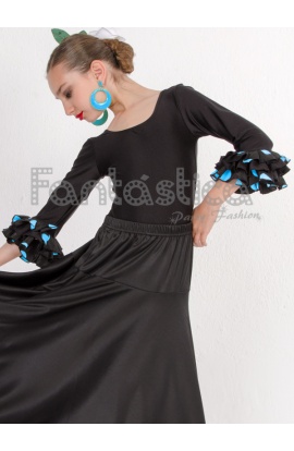 Maillot Negro de Flamenca...