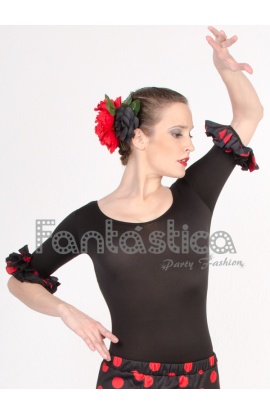 Maillot Negro de Flamenca...