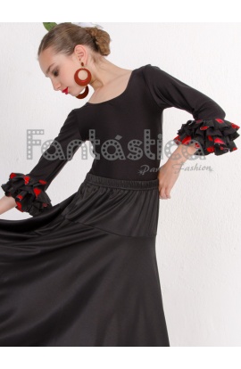 Maillot Negro de Flamenca...