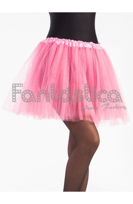 Pink Long Tutu for Woman