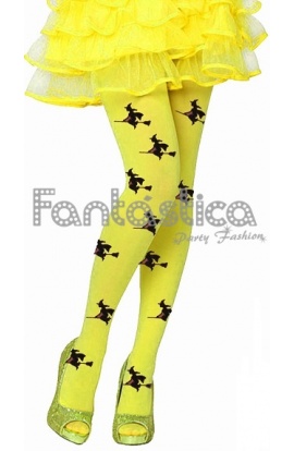 Yellow stockings printed...