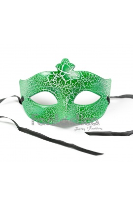 Green Venetian Mask with...