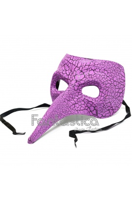 Violet Venetian Mask with...
