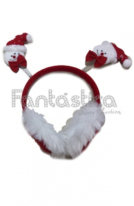 Orejeras Navideñas - Muñeco...