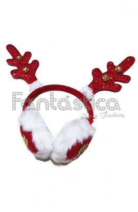 Orejeras Navideñas de Reno III