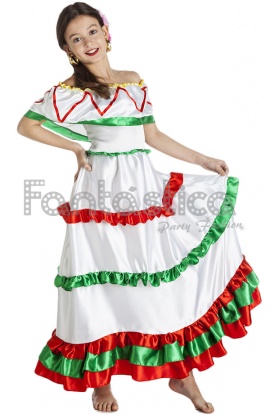 Disfraz para Niña Mejicana II