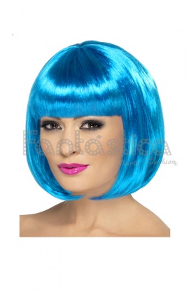 Turquoise Bob Style Wig