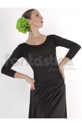 Long Sleeve Black Flamenco...