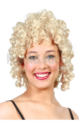 Peluca Rizos Rubia para...