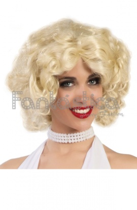 Peluca Rizos Rubia para...