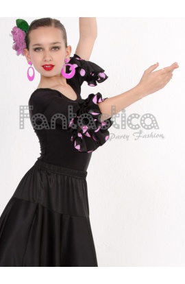 Maillot Negro de Flamenca...