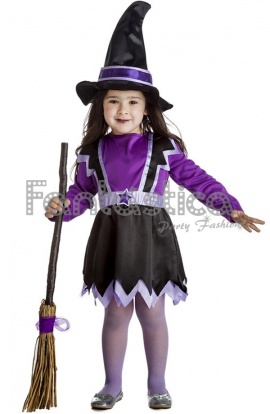 Disfraz para Niña Bruja Lila