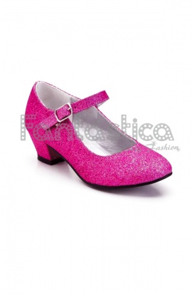 Zapatos Color Fucsia con...