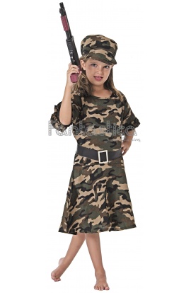 Disfraz para Niña Militar...
