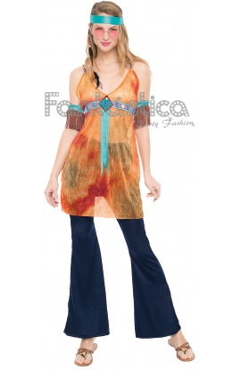 Disfraz para Mujer Hippie...
