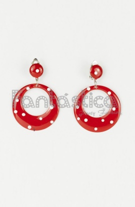 Pendientes Flamencos Rojos...