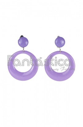 Pendientes Flamencos Lila...