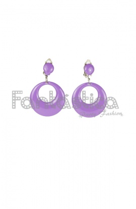 Pendientes Flamencos Lila...