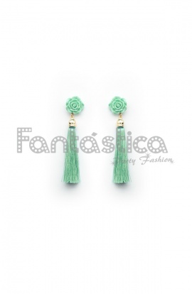 Aqua Green Flamenco...
