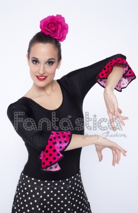 Maillot Negro de Flamenca...