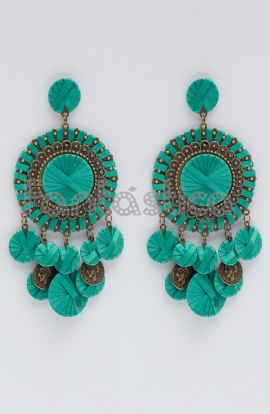 Aqua Green Flamenco...