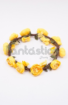 Corona de Flores Amarillo...