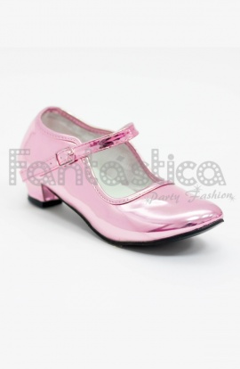 Zapatos Color Rosa Acabado...