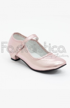 Zapatos Color Rosa Acabado...