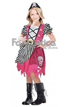 Disfraz para Niña Pirata Rosa