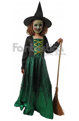 Disfraz para Niña Bruja Verde