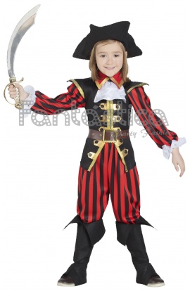 Disfraz para Niño Pirata Rayas