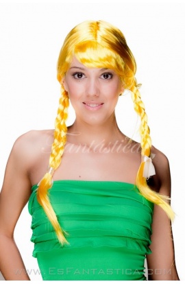 Yellow Braided Wig