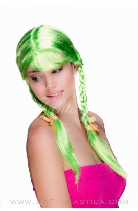 Peluca para Disfraz Trenzas...