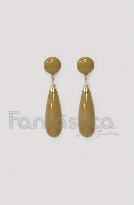 Green Flamenco Drop-shaped...