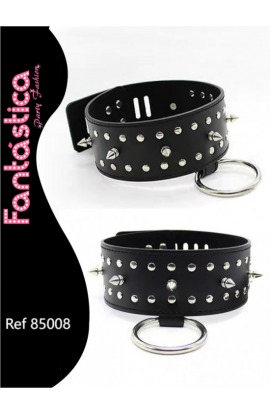 Collar Sexy Polipiel Punk