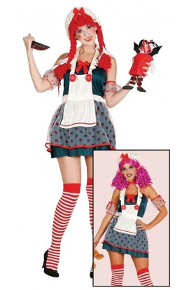 DISFRAZ DE RAG DOLL ADULTA