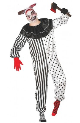 PAYASO ARLEQUIN ASESINO ADULTO
