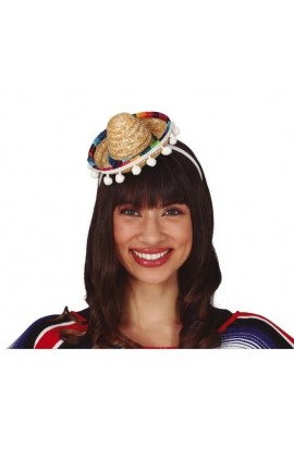 MINI HAT DIADEMA SOMBRERO...