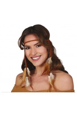 DIADEMA PLUMAS COLGANTES