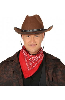SOMBRERO VAQUERO MARRON...