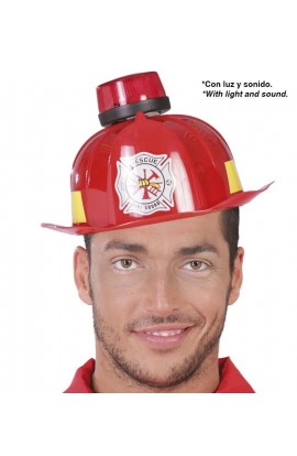 CASCO BOMBERO CON SIRENA...