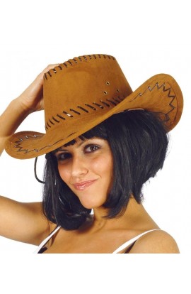 SOMBRERO VAQUERO MARRON...